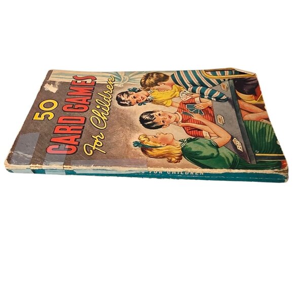 Vintage 1946 Book 50 Card Games for Children Vernon Quinn Whitman Ephemera - Picture 3 of 11